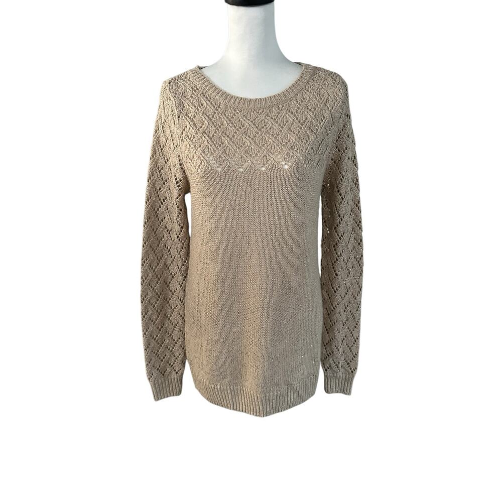 Maurices Gold Tan Sweater Medium